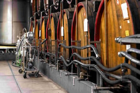 Rum vats at E&A Scheer warehouse