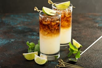 Rum used in cocktails
